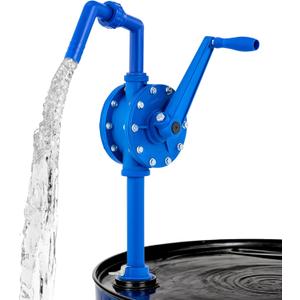 Orion Motor Tech 55 Gallon Drum Pump, Rotary Barrel Pump for Transfer of Chemicals, Acidic Solutions, Fuel, Water Based Fluids, Drum Pump Fits 5 to 55 Gallon Drums Hand Water Pump for 55 Gallon Barrel
