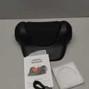 Ringco Neck Massager with Heat, Red Light & Vibration Adjustable, Heated Neck Stretcher with 3 Modes, Rechargeable Cervical Traction Device for Pain Relief & Muscle Relaxation, Christmas Gift (Black)