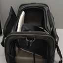 Breathable Trolley Case Black Pet Carrier 360 Wheel Detachable Pet Puppy Dog Cat Carrier