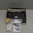 Hosanwell PS5 Wall Mount Kit with Charging Station, Compatible with PlayStation 5/Slim/Pro Disc & Digital Version, Dual Use Charging Station with Multi-Mode RGB Light, White