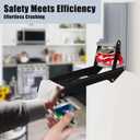 Can Crusher for Recycling, Wall Mounted Manual Crusher for 12 oz & 16 oz Aluminum Cans, Heavy Duty Steel Construction for Home Use-Grey