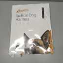 AUROTH Tactical Harness for Large Dogs No Pull Adjustable Pet Harness Reflective Working Training Easy Control Military Service Pet Vest Army Yellow XL (XL(Neck:20-31",Chest:26-42"),75-135 lbs)