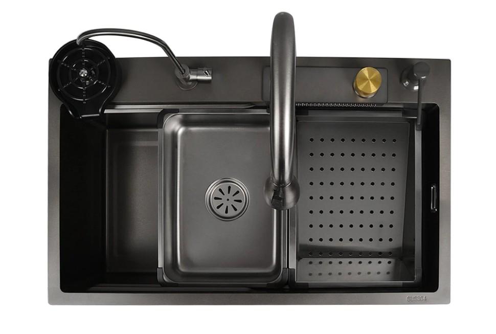 29.5" x 18" Rectangular Stainless Steel Kitchen Sink, Multifunction with Multiple Sizes