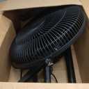 PELONIS 16 inch Pedestal Fan for Bedroom , Oscillating Fan, 3-Speeds, 90 Oscillation, Adjustable Height, Floor Fan, Standing Fan for Living Room, Kitchen, and Home office, Black, AC Motor Black