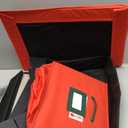 HOLDN’ STORAGE Christmas Ornament Storage Box with Dividers, Holds 72 Ornaments (3 Inch), Large Ball Storage Container with 3 Removable Trays, Durable and Portable - Red