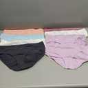 Hanes Women's Smoothing Microfiber No-Show Panties Pack, Moisture-Wicking, 6-Pack 