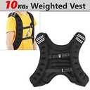 Sports Vest with Adjustable Buckle Weight Vest Strength Training Jacket for Workout Fitness, Strength Training, Walking, Running