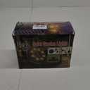 Solar Powered Ground lights 12 Pack,Waterproof LED Solar Lights Outdoor Solar Disk Lights Decorative,Solar Garden Lights for Landscape Pathway Patio Yard Walkway Path Lawn Driveway Lighting Warm White (Black)