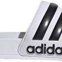 adidas Adilette Shower Slip On Unisex Shoes (11 Women/10 Men, White/Core Black/White)