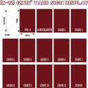 14 Pcs Graduation Yard Sign K-12 Photo Display Yard Sign with Stakes 12" x 18" Class of 2026 School Years Pictures Frames Lawn Decoration for Graduation Party Decor(Solid Color,Red), 18 x 12 inches , 15 inches