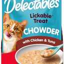 Hartz Delectables Chowder Lickable Wet Cat Treats for Kitten, Adult & Senior Cats, Chicken & Tuna, 1.4 Ounce (Pack of 12)