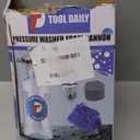 Tool Daily Pressure Washer Foam Cannon, Adjustable Snow Foam Lance with M22 and 1/4 Inch Quick Connect, Additional Orifice Nozzle 1.1mm, Car Wash Mitt, 1.5 Liter