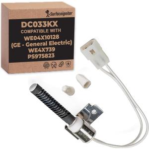 Compatible With WE4X739, 5318EL3001B, 5318el3001a - Universal LG Dryer Igniter for GE Gas Oven Igniter - LG Stove Parts, Frigidaire Oven Element & Electric Match Dryer Heater Element - Model (DC033KX)