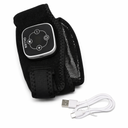 Knee Massager Smart with Heat, Red Light and Massage Therapy, 3 Vibration Modes and 5 Heating Levels, 2026 Updated Edition, Wireless Magnetic Attraction Controller, Gifts for Grandma & Grandpa, Grey,  Gillier red light therapy knee massager