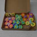 Leitee 9 Pcs Suction Cup Toys Bath Toys Sensory Strong Suction Cup Toys Spinner Dimple Toy Birthday Gifts for Early Education Bathtub Dining Chairs, 3 Styles(Cute Style)