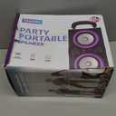 TPyesss Bluetooth Speakers, 80W(Peak) Wireless TWS Portable Bluetooth Speaker, Beat-Driven Lights, 100dB Loud Stereo Speaker with BassUp, Speakers with Subwoofer for Outdoor, Party, Camping (Deep Black)