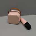 Mini Karaoke Machine for Kids Adults, Portable Bluetooth Speaker with Wireless Microphone, for Girls 4,5,6,7,8,9,10,12 Year Old Karaoke Toys Birthday Gifts Home Party (Pinkcolor 1 Mic)