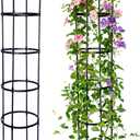 2 Pack Garden Obelisk Trellis for Climbing Plants Outdoor, Plant Trellis Garden Tower Trellis for Potted Plant Climbing, Flowers Vegetable Cucumber Trellis