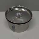 Cat Water Fountain Stainless Steel - 74oz/2.2L Pet Gift Dog Water Dispenser Automatic Silent Cats Dispenser for Drinking Indoor Metal Kitty Spout Fountains with 3 Filters & 3 Sponges Cat Dogs Gifts