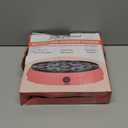 Baker's Friend Mini Pancakes Maker Machine, Dutch Mini Pancake Griddle, 14 Holes Electric Poffertjes Pan, Ideal for Breakfast, Snacks, Desserts & More, Red