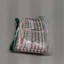 JELLYMONI 100% Natural Cotton Striped Standard Pillowcases Set, 2 Pack White and Pink Stripes Pattern Printed Pillow Covers with Envelope Closure(Pillows are not Included)