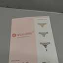 Wealurre Womens Underwear High Waisted Seamless Thongs for Women Breathable No Show Panties for Ladies 4 Pack Size L