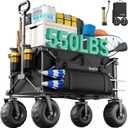 SUNNYFEEL Beach Wagon with Big Wheels for Sand - 300L Large Capacity