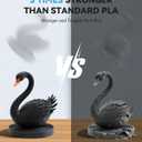 SUNLU PLA+2.0 Filament 1.75mm Black 2KG, High Speed PLA Plus2.0 Tougher and Stronger 3D Printer Filament Dimensional Accuracy +/- 0.02mm, 2 Pcs 1kg Spool(2.2lbs) Fits for Most FDM 3D Printers