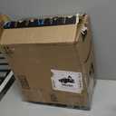 Sweet Crispy Mini Stair Steppers with Resistance Bands for Exercise at Home, Portable Exercise Twist Stepper Machine for Full Body Workout, 300LBS Capacity (Black)