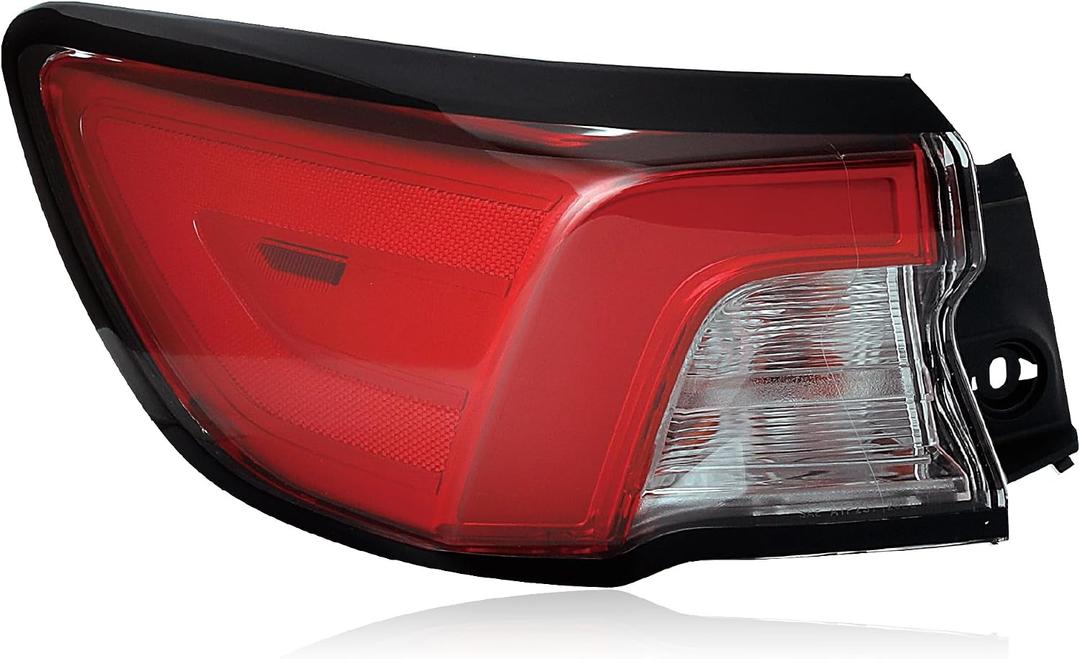 LED Tail Lights Assembly Outer Tail Light Rear Lamp Compatible with 2020 2021 2022 Ford Escape Kuga Taillight Rear Brake Lamp Signal Left Driver Side LJ6B13405AH, LJ6Z-13405-C,FO2804128