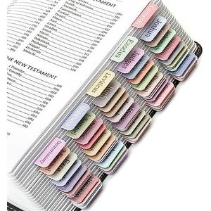 Mr. Pen- Bible Tabs, 75 Tabs, Minimal Morandi, Laminated Bible Tabs for Women and Men, Bible Tabs for Study Bible, Bible Index Tabs, Bible Book Tabs, Bible Labels Tabs, Mr Pen Bible Tabs