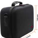 NexiGo Hard Carrying Case for Oculus Quest 2 and 3 with Elite Strap, All-in-one, Lightweight, VR Gaming Headsets and Controllers Accessories, Hard Protective Travel Case with Shoulder Strap (Black)
