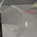 Hat Display Case Baseball Football Cap Display Case Stand Holder Clear Acrylic Box Square UV Protection Cabinet Protection Storage Cover