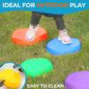 Stepping Stones for Kids  Toddler Stepping Stones for Balance and Sensory Play, Non-Slip Indoor and Outdoor Balance Toys for Boys and Girls Age 3+, Stackable 6 Pcs Set