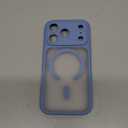 CANSHN Magnetic Compatible with iPhone 17 Pro Case, Upgraded [Full Camera Protection] [Compatible with Magsafe] [Translucent Matte] Shockproof Protective Phone Cover 6.3 Inch - Light Blue