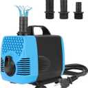 AquaMiracle 1000GPH Aquarium Water Pumps (3800L/H, 55W) Fountain Pump Pond Pump Submersible Water Pump with Flow Control for Fish Tank, Fountain, Waterfall, Filtration, Water feature, Hydroponics