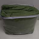 U-NICE HOME 4 Seater Sofa Cover 91 Inch Large Couch Covers for 4 Cushion Couch with Elastic Straps Water Resistant Furniture Protector Cover for Pets Cat (Sofa XX-Large, Huntergreen/Sage)