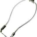 Lamp Harp,10 Inch Lamp Shade Harp Holder Set with Harp, Saddle Base and Finial for Table or Floor Lamps (10 Inch Nickel,Pack of 1)