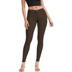 Hybrid & Company Womens Denim Jeans (3, Brown)