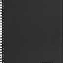 Cambridge Limited Business Notebook, Legal Ruled Paper, 6-3/4" x 9-1/2", 80 Sheets, Flexible Soft Touch Cover, Wirebound, Gray (06672)