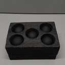 Half Chrome Light Bulb Dimmable 6W (Equivalent 60 Watt) LED Edison Bulb A60 Half Silve Dipped LED Bulb Globe Shape 2700K Warm White Decorative Mirror Light Bulb CRI 90+ E26 Base Pack of 5