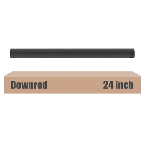 24 inch Ceiling Fan Downrod with Extension Cord, 2 FT Black Downrod for Ceiling Fan, 1 inch Outside Diameter, Ceiling Fan Boom Suitable for a Wide Range of Fans (Black, Not Threaded) 24 inch Ceiling Fan Downrod with Extension Cord, 2 FT Black Downrod for Ceiling Fan, 1 inch Outside Diameter, Ceiling Fan Boom Suitable for a Wide Range of Fans (Black, Not Threaded)