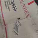 Benjara Queen Size Bed with 4 Storage Drawers, Bookcase Headboard, Walnut Brown