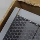 Rebee Vision Modern Key Holder for Wall with Mail Organizer: Stylish Mesh Storage Basket with 6 Sturdy Hooks - Farmhouse Wall Decor for Apartment, Entryway, Hallway, Office (Gray)