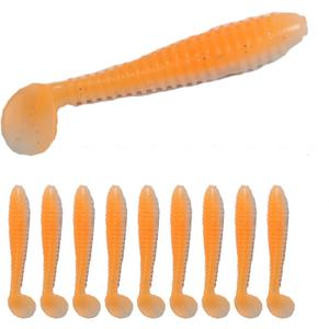 4 x Soft Plastic Swimbaits 10pcs 3", Paddle Tail for Bass Fishing Lures