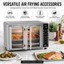 Air Fryer Replacement Tray for Gourmia GTF7655 GTF7350 GTF7460, 3-in-1 Basket Tray Rack Kit, Toaster Oven Replacement Parts for Gourmia French Door Air Fryer Oven