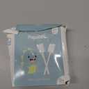 Papablic Baby Tongue Cleaner, Baby Oral Cleaner, Disposable Infant Mouth Cleaner Newborn, Upgrade Gum Cleaner with Paper Handle for Infants Ages 0-2 Years, 40 Pack