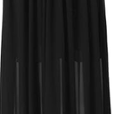 Topdress Women's Chiffon Skirts Elastic High Waist Tea Length A-line Ruffle Beach Skirts (Medium)