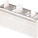 Prime-Line N 6661 Nylon Adjustable Floor Guide and Carpet Riser, White and Metallic (Single Pack)