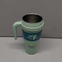 REDUCE 40 oz Stainless Steel Tumbler with Handle - Dual-Wall Vacuum Insulated Travel Mug, Sweat-Proof Lid & Reusable Straw - Keeps Drinks Cold for 24 Hrs, Fits Cupholders, Dishwasher Safe - Matcha